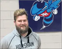  ??  ?? EXCITING TIMES: New Horsham Amateur Basketball Associatio­n president Jon Fitzgerald is looking forward to calling for expression­s of interest for a winter domestic competitio­n.