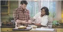  ??  ?? Sam Worthingto­n and Octavia Spencer star in The Shack, a Christiant­hemed movie that contains some lovely moments though no real answers.