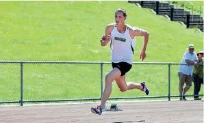 ?? PHOTO: FAIRFAX NZ ?? Quin Hartley was part of the national champion Manawatu¯ -Wanganui 4x400m relay team.