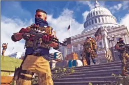  ?? Ubisoft ?? An image from “The Division 2,” a video game that takes place in post-pandemic Washington.