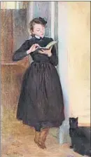  ?? MUSEU NACIONAL D'ART DE CATALUNYA ?? Una visió optimista. Lluïsa Vidal mostra la dona a l’interior de casa seva, però sempre activa, dinàmica. De dalt a baix, Maternitat, datada a Sitges,
el 1897; La violoncel·lista
descansant, del Museu Vil·la Casals, del 1909, i La nena del gatet...