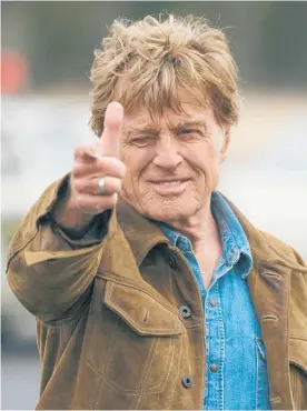  ?? Photo / AP ?? Robert Redford hopes The Old Man and the Gun offers some diversion from today’s dark political times.