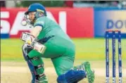  ?? ICC ?? Ireland’s Paul Stirling scored 126 to help his team beat UAE by 226 runs and qualify for the Super Six stage.