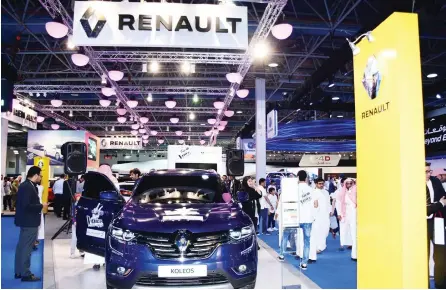  ??  ?? The latest from Renault at the Saudi Internatio­nal Motor Show in Jeddah.