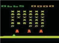  ?? FOTO RR ?? Space Invaders, een van de grootste successen van Atari.