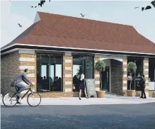  ??  ?? How the former toilet block at Roker could look as a cafe or restaurant.