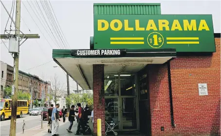  ?? TYLER ANDERSON/NATIONAL POST ?? Dollarama imports most of its goods from China, but pays the bills in American dollars. “Next year in the first quarter you’ll start seeing some impact (of the weak Canadian dollar) and then continuing through the year,” says CFO Michael Ross.