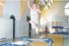  ?? FOTO: STADT ?? Trampolins­pringen ist bei den Kindern sehr beliebt.