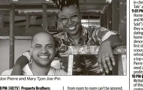  ??  ?? Jon Pierre and Mary Tjon-Joe-Pin