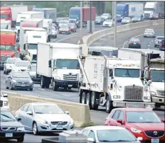  ?? File photo ?? Heavy traffic moves northbound on Interstate 95 in Bridgeport.