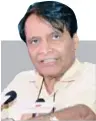  ??  ?? Suresh Prabhu Minister of Civil Aviation and Commerce and Industry, GoI