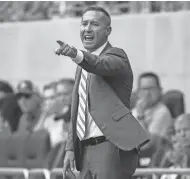  ?? ADAM CAIRNS/COLUMBUS DISPATCH ?? Caleb Porter has a 35-35-23 regular-season record with the Crew.