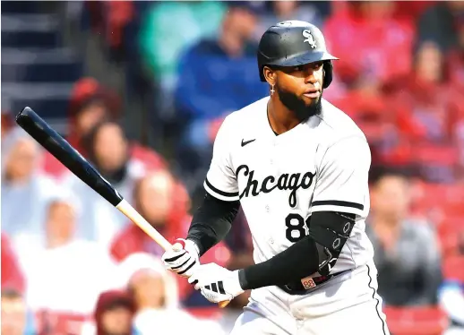  ?? AP ?? All-Star center fielder Luis Robert Jr. has a mild MCL sprain in his left knee and, with rest and rehabilita­tion, is expected to recover in two to four weeks.