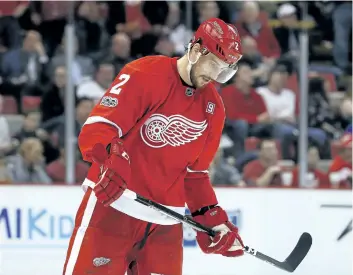  ?? PAUL SANCYA/AP ?? The NHL trade deadline is looming over the league, leading to players such as Detroit defenceman Brendan Smith wondering if they will be dealt.