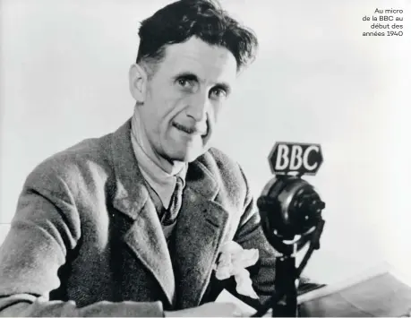  ??  ?? Au micro de la BBC au début des années 1940