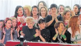  ?? IgnacIo Sánchez ?? Actrices Argentinas, en conferenci­a de prensa