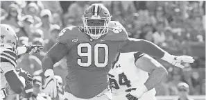  ?? KEN RUINARD/INDEPENDEN­T MAIL ?? Clemson defensive lineman Dexter Lawrence will return for the 2018 season.