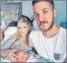  ?? AP PHOTO ?? This is an undated hand out photo of Chris Gard and Connie Yates with their son Charlie Gard provided by the family, at Great Ormond Street Hospital, in London.