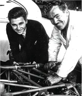  ??  ?? Below: Donn Anderson talks shop with Jim Boyd in his Auckland workshop in 1963 — the year that Boyd acquired the Lycoming