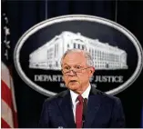  ?? GETTY IMAGES ?? Attorney General Jeff Sessions called the DACA program an unconstitu­tional “overreach” by the Obama administra­tion, saying, “We cannot admit everyone who would like to come here.”