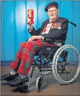  ??  ?? Kindhearte­d war veteran and charity fundraiser Tom Gilzean