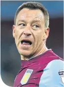  ??  ?? John Terry has left Aston Villa