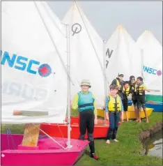  ?? Photos / Supplied ?? Happy participan­ts in the Nga¯ roto Sailing Club Learn to sail School Holiday programme.