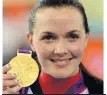  ??  ?? Golden moment: Victoria celebratin­g at London 2012