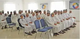  ??  ?? The Centre for Continuing Education and Profession­al Studies at the Modern College of Business and Science (MCBS) held an English course for 120 school students from grades 8-12. Executive chairman Dr Muneer bin Mohammed al Maskari visited the classes...