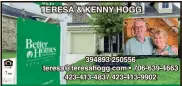  ??  ?? TERESA & KENNY HOGG
