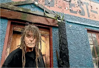  ?? PHOTO: CARLY THOMAS/FAIRFAX NZ ?? Whangaehu resident Russell Cuff was facing the possibilit­y of his house flooding for a fifth time.