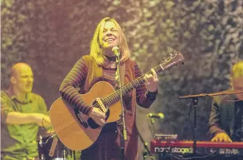  ?? ROSS GILMORE/REDFERNS ?? Singer-songwriter Rickie Lee Jones performs at the Celtic Connection­s Festival at the Glasgow Royal Concert Hall in Glasgow, Scotland, in 2016.