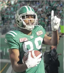  ?? MARK TAYLOR/THE CANADIAN PRESS FILES ?? Duron Carter is likely to remain on defence against the Als, although he’s listed as a wide receiver.