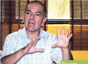  ?? FUENTE EXTERNA ?? Fernando Joffre, director de la empresa ofrece pagar US$30,000 y el cabildo reclama US$630,000.