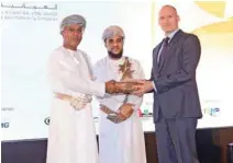  ?? - Supplied picture ?? PRESTIGIOU­S HONOUR: Awarded by the leading Arabic business magazine, AIWA, this is the 10th edition of the annual survey of best performing listed companies.