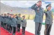  ?? TWEETED BY A FORMER MOD SPOKESPERS­ON ?? The Sino-Indian Border Personnel Meet was held for the first time in 2015 in Daulat Beg Oldi