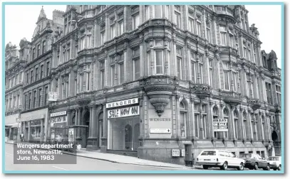  ??  ?? Wengers department store, Newcastle, June 16, 1983