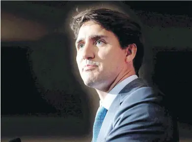  ??  ?? Prime Minister Justin Trudeau speaks to supporters at a Liberal Party fundraiser in Aurora, Ont., on Friday.
