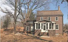  ?? MARSHA A. STOLTZ/NORTHJERSE­Y.COM STAFF FILE PHOTO ?? South side of the Zabriskie-Schedler house on West Saddle River Road in Ridgewood.