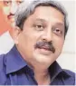  ??  ?? Manohar Parrikar