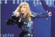  ?? RICK SCUTERI/ INVISION ?? Taylor Swift, who will be named Artist of the Decade at the AMAs on Nov. 24, says that the men who now own her old recordings won’t allow her to sing her own songs. Swift is now advocating for artists’ rights.