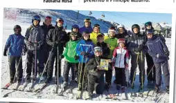  ??  ?? Il gruppo sciistico «Valkatraz» ci saluta dall’Alpe Lusia, in Trentino-Alto Adige.