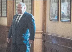  ?? FRANK GUNN THE CANADIAN PRESS ?? Time will tell if the changes COVID-19 has forced Premier Doug Ford to make will stick, Martin Regg Cohn writes.