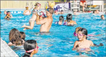  ?? Daniel Pearson Las Vegas Review-journal ?? Safety experts reminded parents on Monday about the importance of drowning and injury prevention at the onset of the summer public and private pool season.