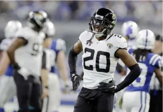  ?? Associated Press ?? Outspoken Jaguars cornerback Jalen Ramsey played in Thursday night’s win against the Titans but doesn’t believe he’ll still be with the team when it plays again.