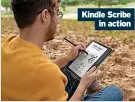  ?? ?? Kindle Scribe
in action