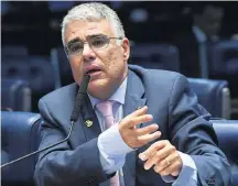  ?? ROQUE DE SÁ/AGÊNCIA SENADO - 14/2/2019 ?? Apoio. Eduardo Girão é um dos defensores da nova PEC