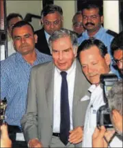  ?? HT/FILE ?? Ratan Tata and N Chandrasek­aran: First strike?