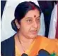  ??  ?? Sushma Swaraj