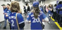  ?? STAN BEHAL / POSTMEDIA FILES ?? A study of tweets about the Toronto Blue Jays found that those who believe themselves to be the purest form of fan can have the most divisive effect on fan culture.